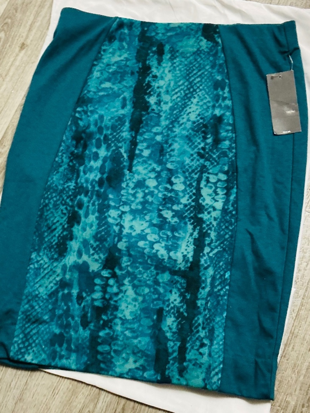 Vintage sexy snakeskin  midi pencil skirt y2k NWT size L. Mossimo